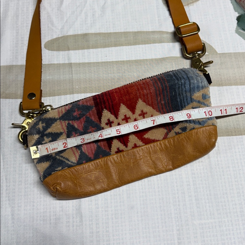 Raise + Case Aztec Print Patterned Leather Waist … - image 5